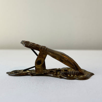 【Antique】UK - 1900s Mini Victorian Hand Clip（8.5㎝）