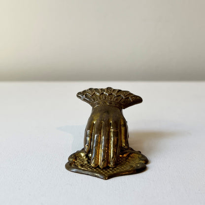 【Antique】UK - 1900s Mini Victorian Hand Clip（8.5㎝）