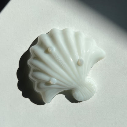 【Vintage】US - 1970-80s Avon Milk Glass  Shell Tray