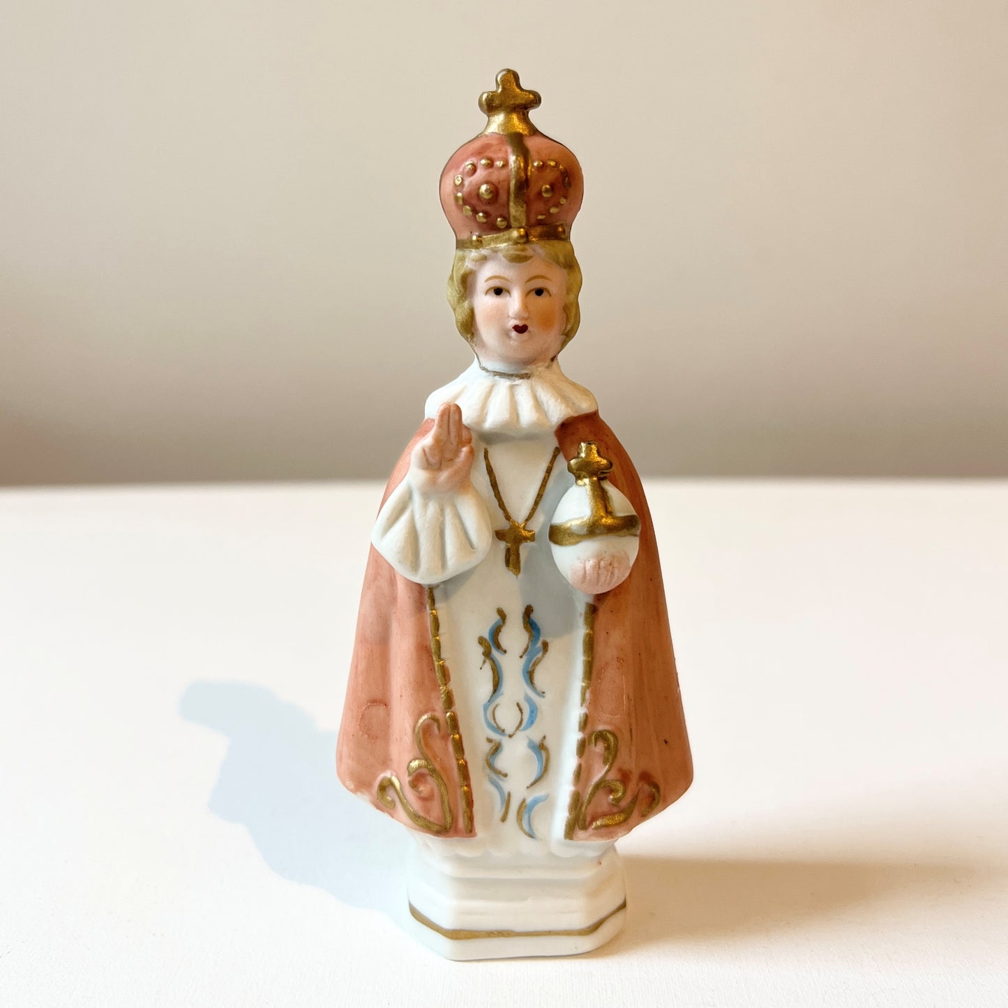 【Vintage】France - 1940‐50s Statue of the Infant Jesus of Prague