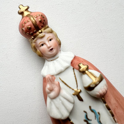 【Vintage】France - 1940‐50s Statue of the Infant Jesus of Prague