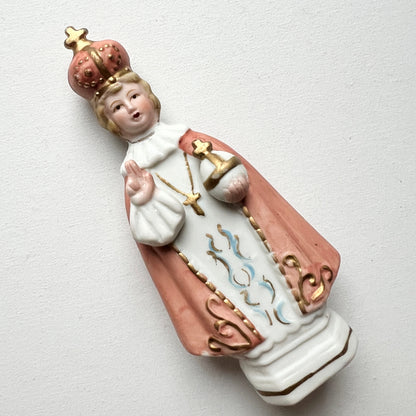 【Vintage】France - 1940‐50s Statue of the Infant Jesus of Prague