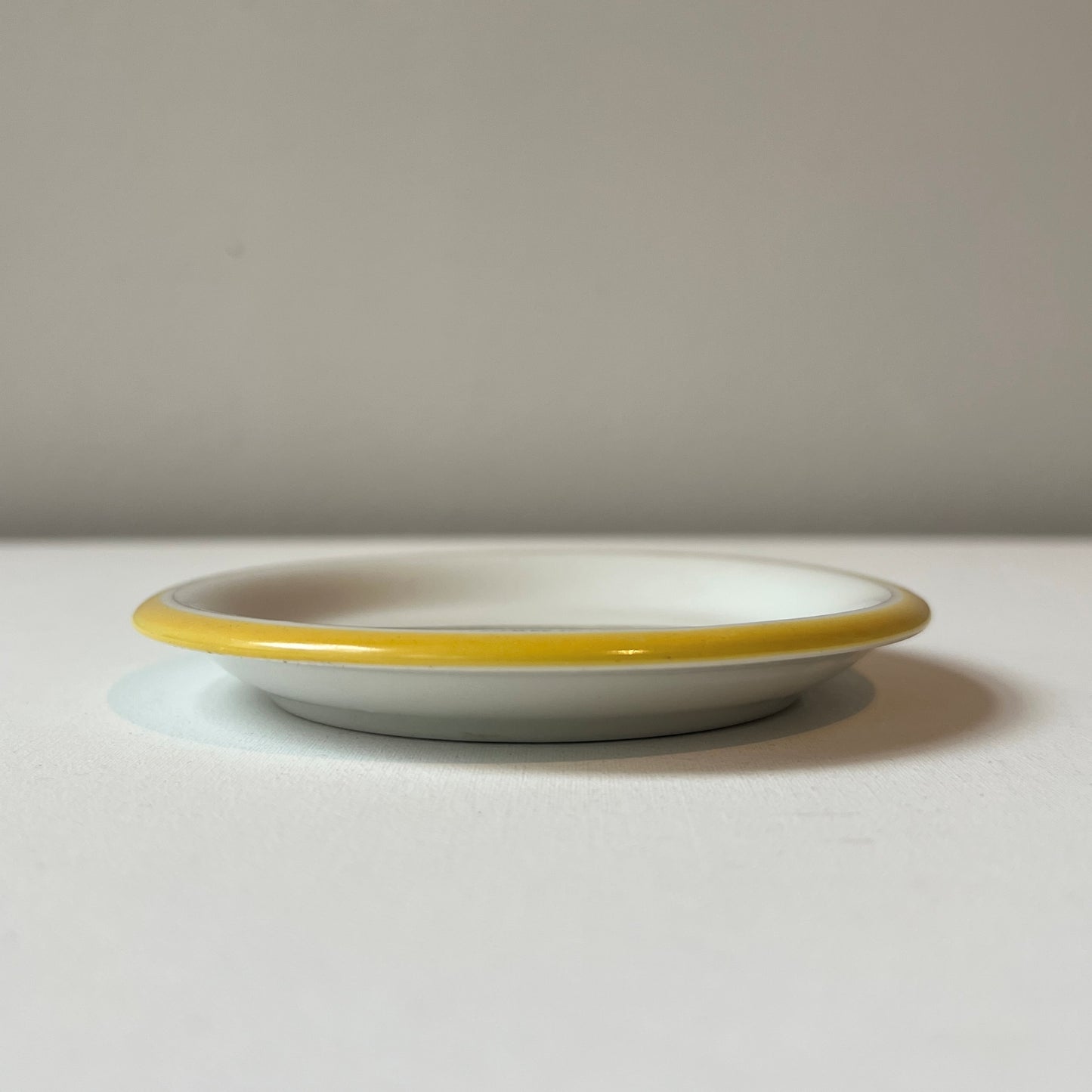 【Antique】France - 1920s Yellow Mini Plate