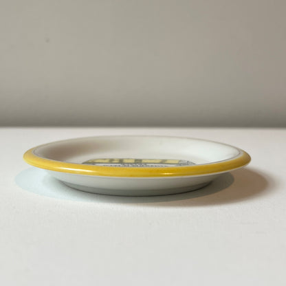 【Antique】France - 1920s Yellow Mini Plate