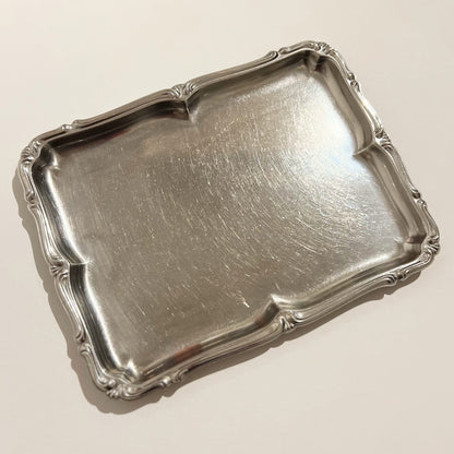 【Vintage】Italy - 1960s Alfra Alessi 18/10 Stainless Steel Tray
