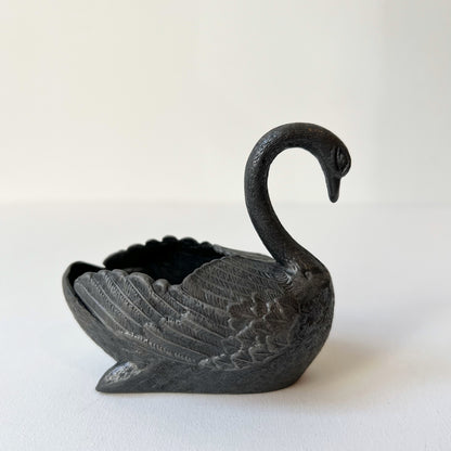 【Antique】France - 1900‐20s Black Swan Objet