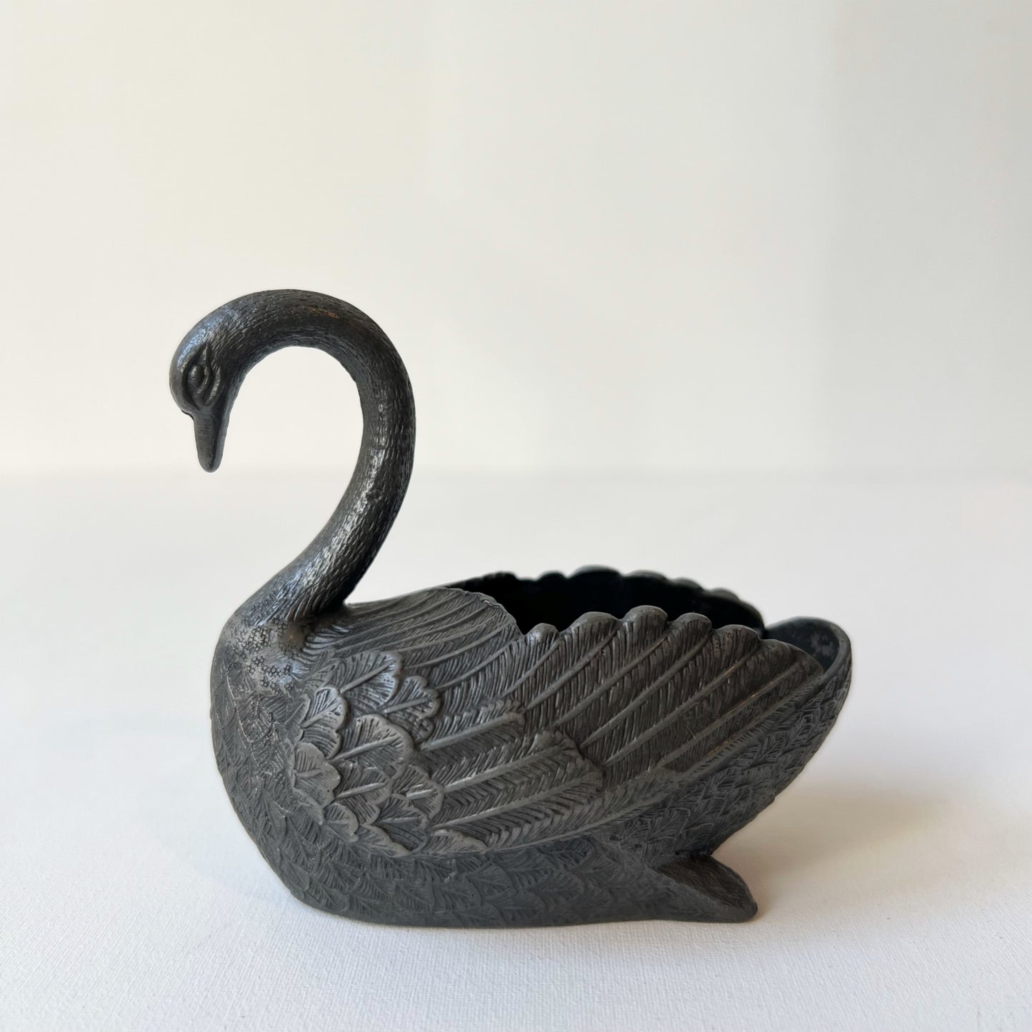 【Antique】France - 1900‐20s Black Swan Objet