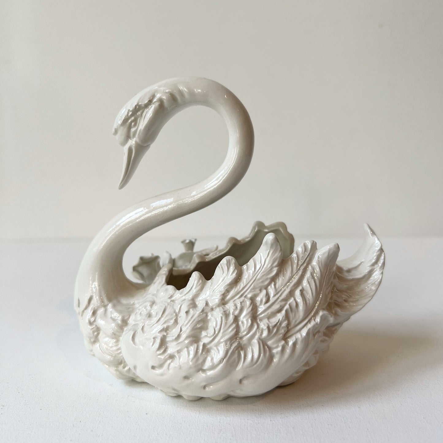 【Antique】France ‐ 1880s Swan Objet
