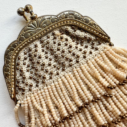 【Vintage】France ‐ 1960s Beaded Mini Purse