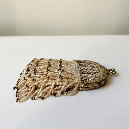 【Vintage】France ‐ 1960s Beaded Mini Purse