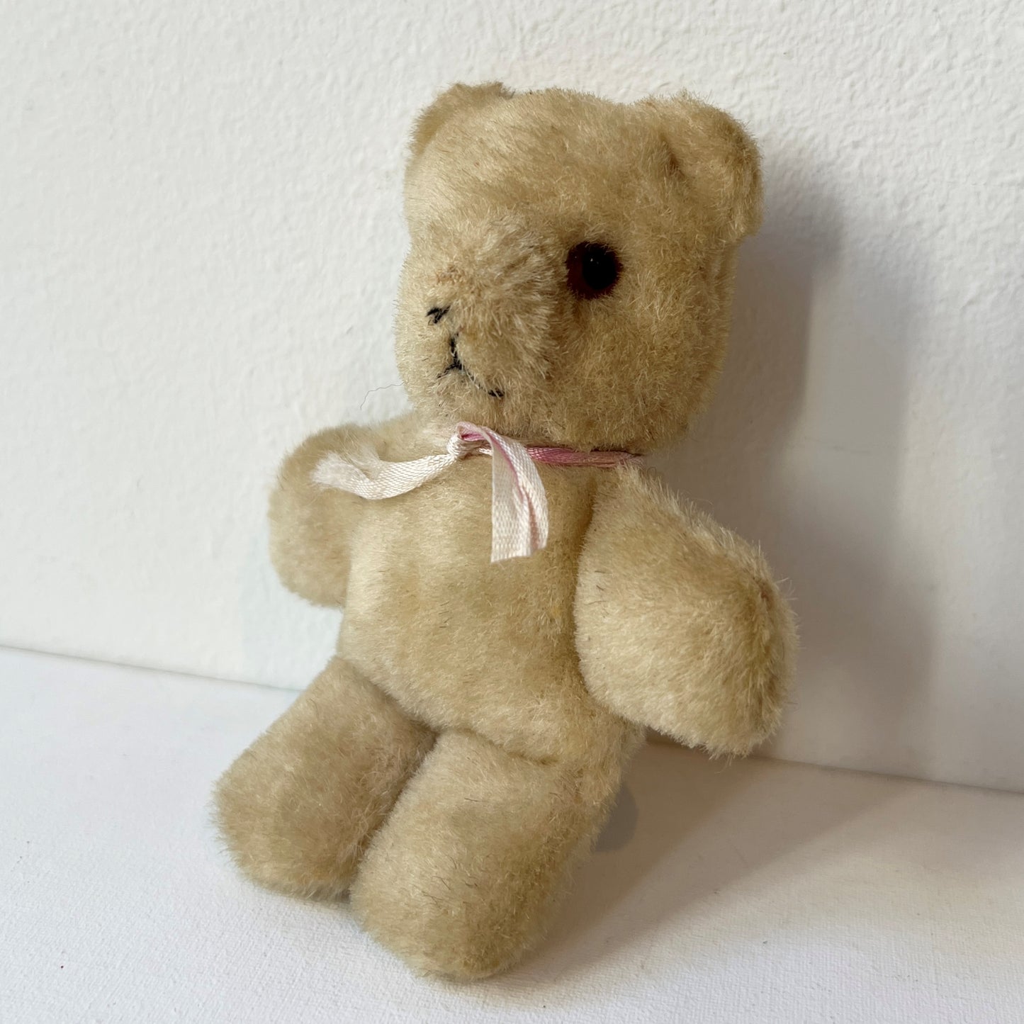 【Vintage】China ‐ Shanghai Doolls Factory Mohair Mini Bear