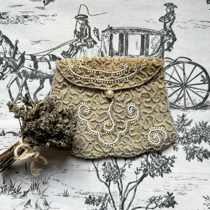 【Antique】France ‐ 1910-20s Beaded Purse