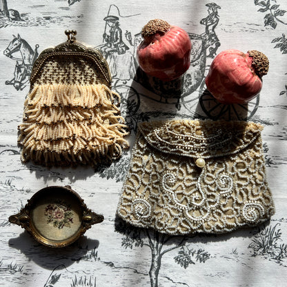 【Antique】France ‐ 1910-20s Beaded Purse