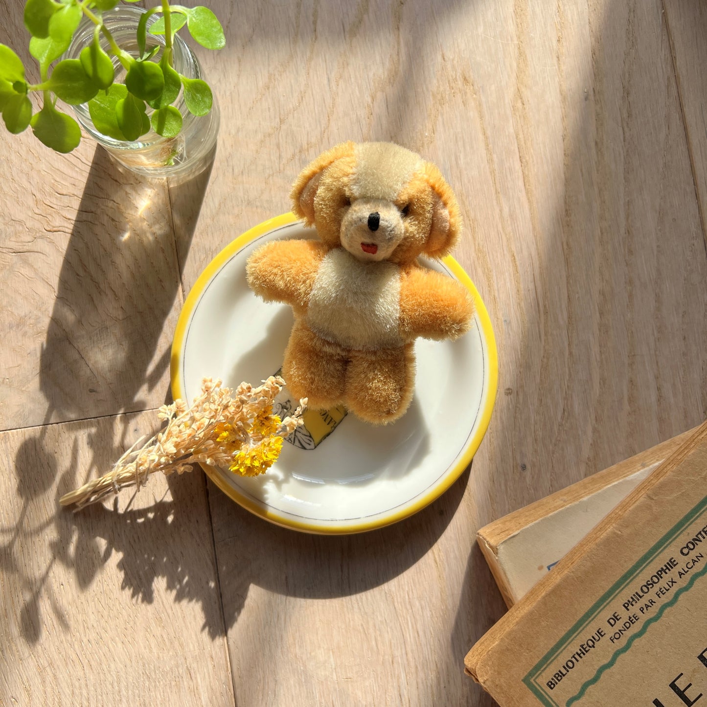 【Vintage】China ‐ Shanghai Doolls Factory Mohair Mini Dog