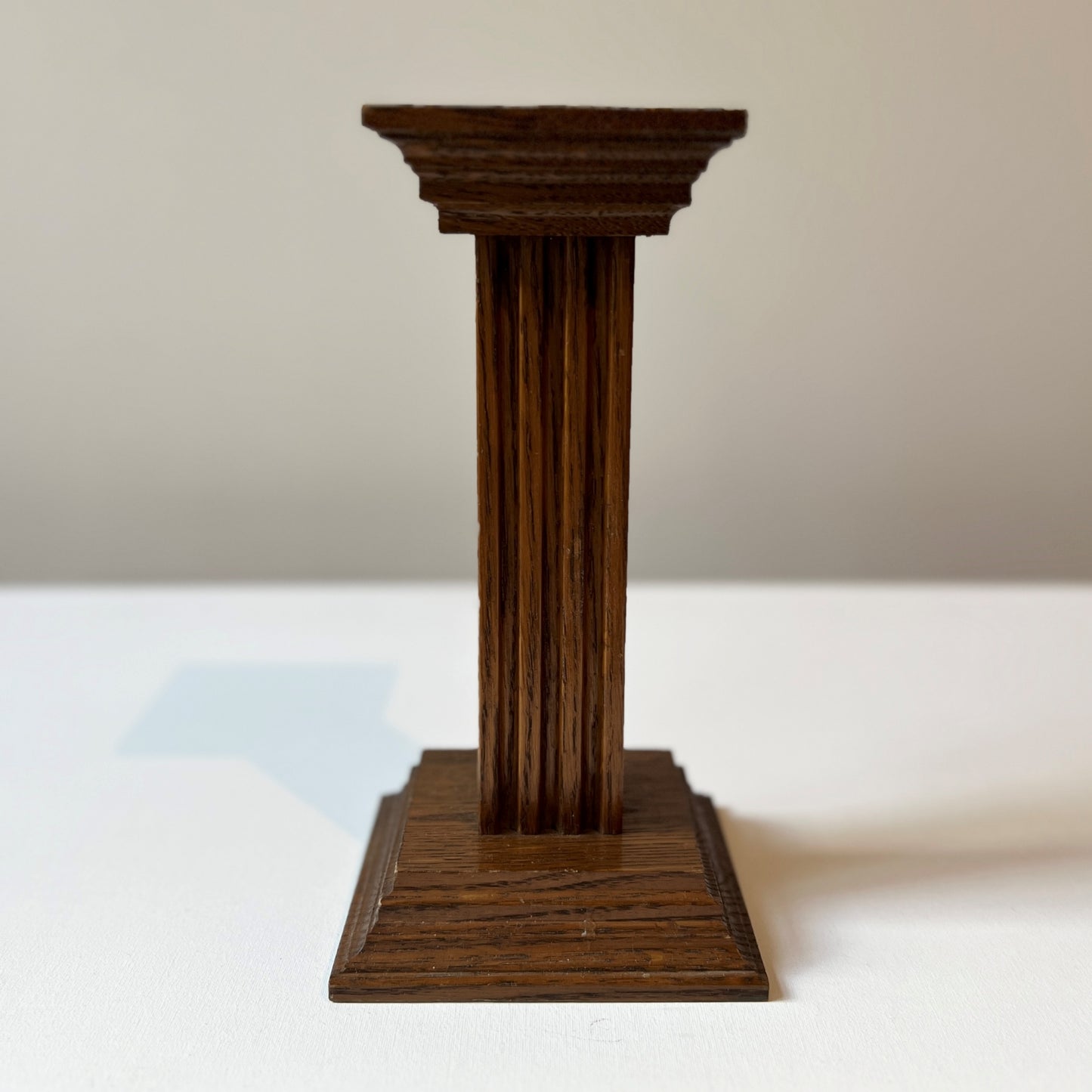 【Vintage】Netherlands ‐ 1960s Meubelfabriek Oisterwijk Wooden Candle Stand