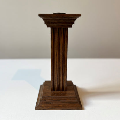 【Vintage】Netherlands ‐ 1960s Meubelfabriek Oisterwijk Wooden Candle Stand