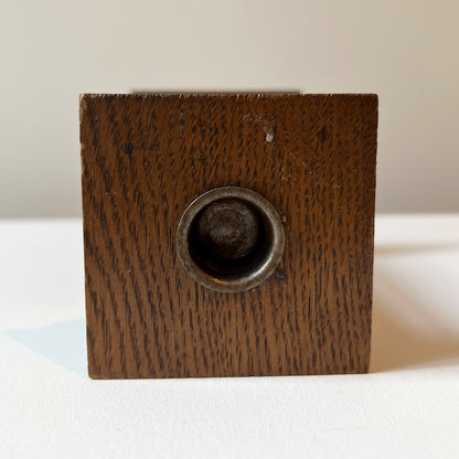 【Vintage】Netherlands ‐ 1960s Meubelfabriek Oisterwijk Wooden Candle Stand