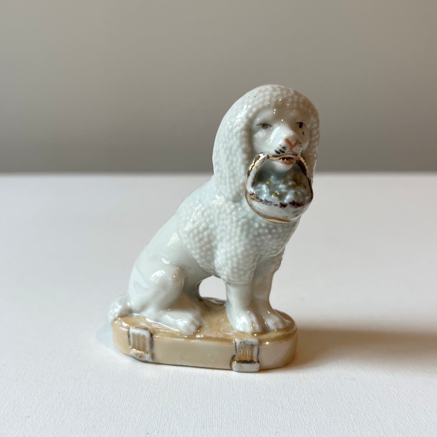 【Vintage】Germany ‐ 1950-60s Staffordshire Dog Mini Figurine A