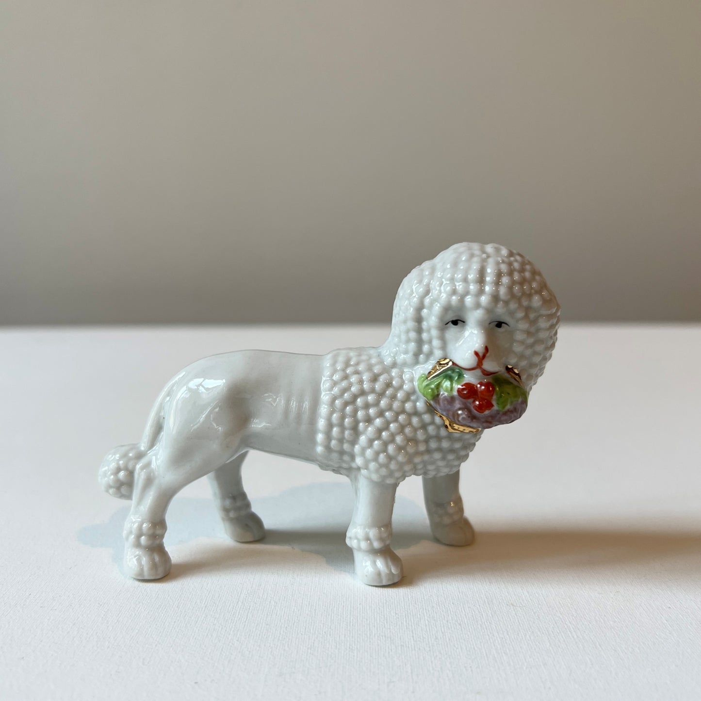 【Vintage】Germany ‐ 1950-60s Staffordshire Dog Mini Figurine B