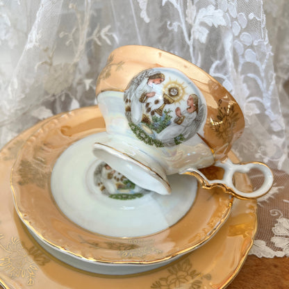 【Antique】France ‐ 1920s Communion Trio Set B