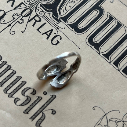 【Vintage】1960-70s Silver 925 Hand Motif Ring(約12-13号)