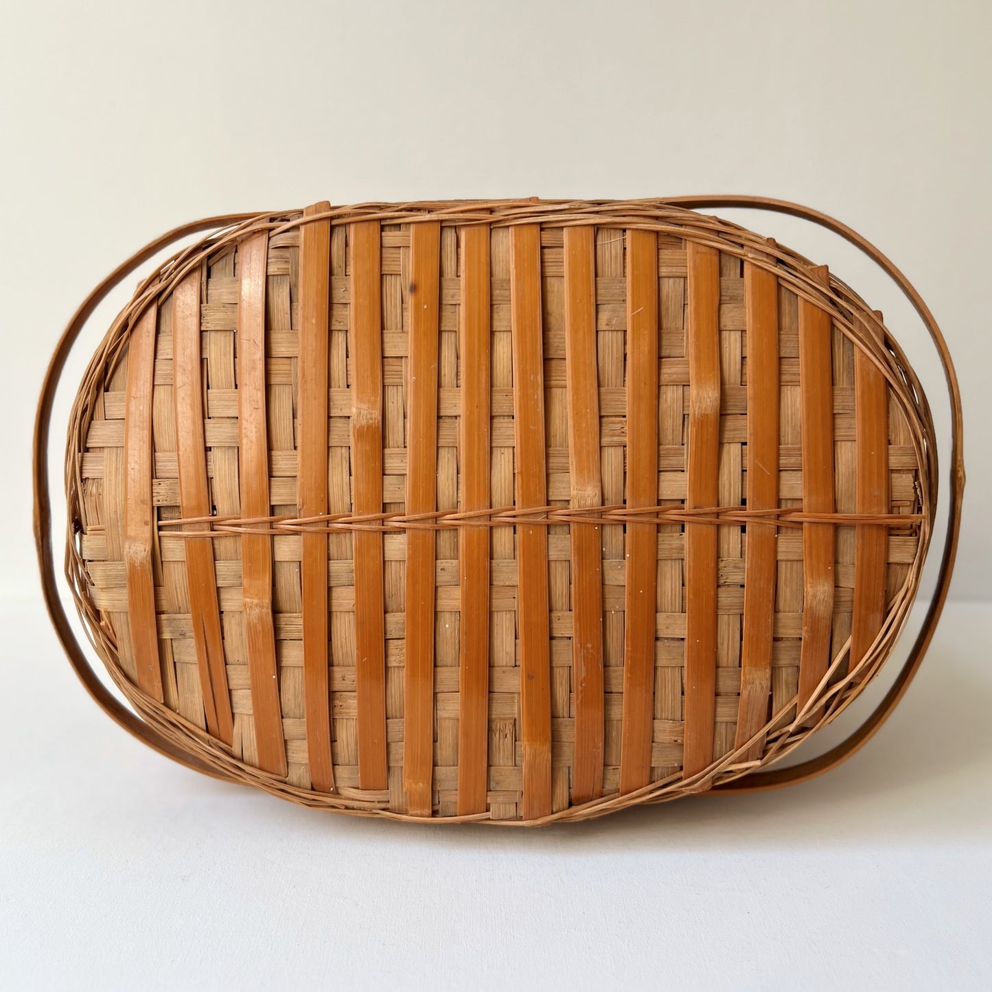 【Vintage】France - 1950s Picnic Basket