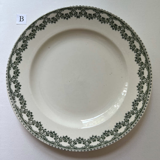 【Antique】Belgium -  Boch Frères Keramis 1900s "CARLOTTA" Plate B