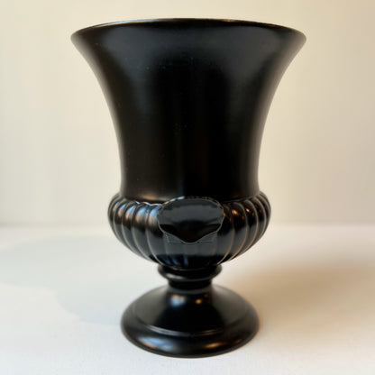 【Vintage】UK - Wedgwood 1960s Medici Urn Black Vase（17.5㎝）