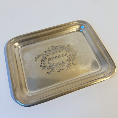 【Vintage】France - 1950s Bonheur Tray