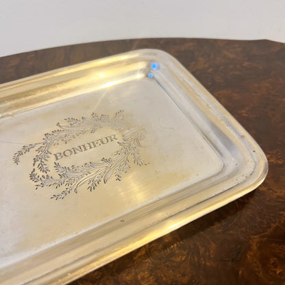 【Vintage】France - 1950s Bonheur Tray