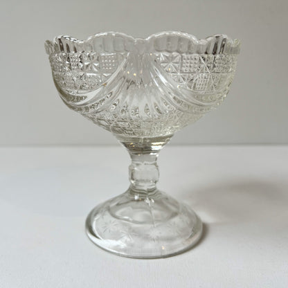 【Vintage】Poland - 1960s Ząbkowice Śląskie Glass Candy Dish