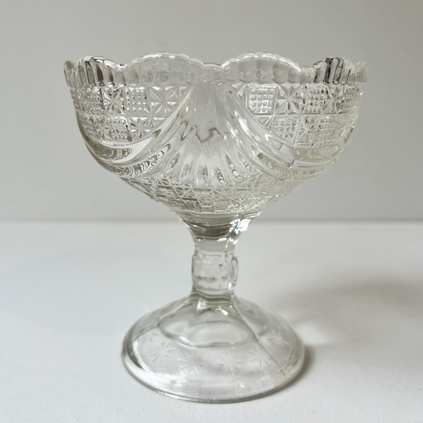 【Vintage】Poland - 1960s Ząbkowice Śląskie Glass Candy Dish