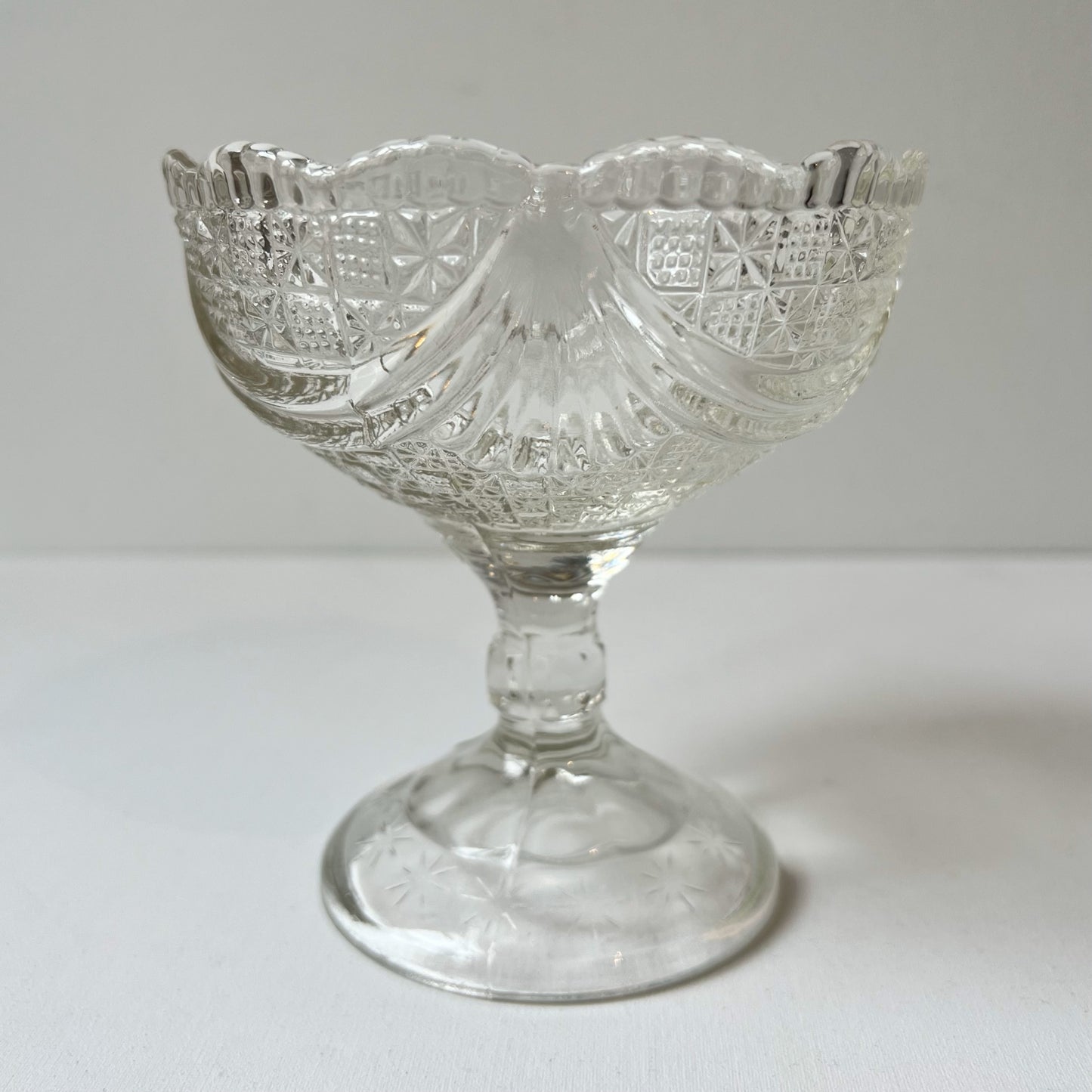 【Vintage】Poland - 1960s Ząbkowice Śląskie Glass Candy Dish