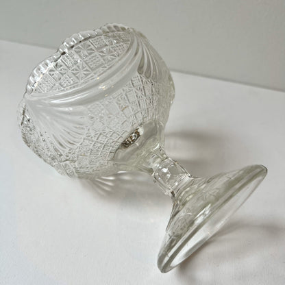 【Vintage】Poland - 1960s Ząbkowice Śląskie Glass Candy Dish