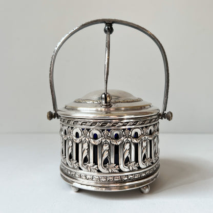 【Antique】France - 1900s Silver Plate Ice Bucket