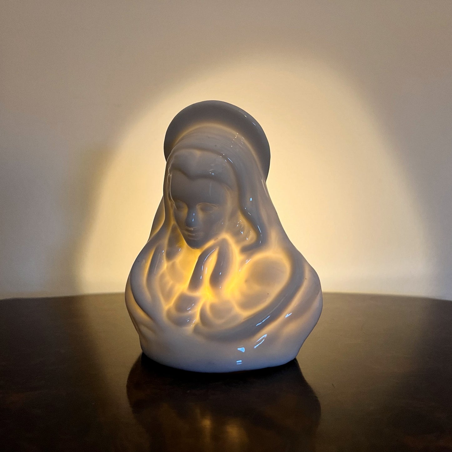 【Vintage】France 1970s Maria Candle Holder