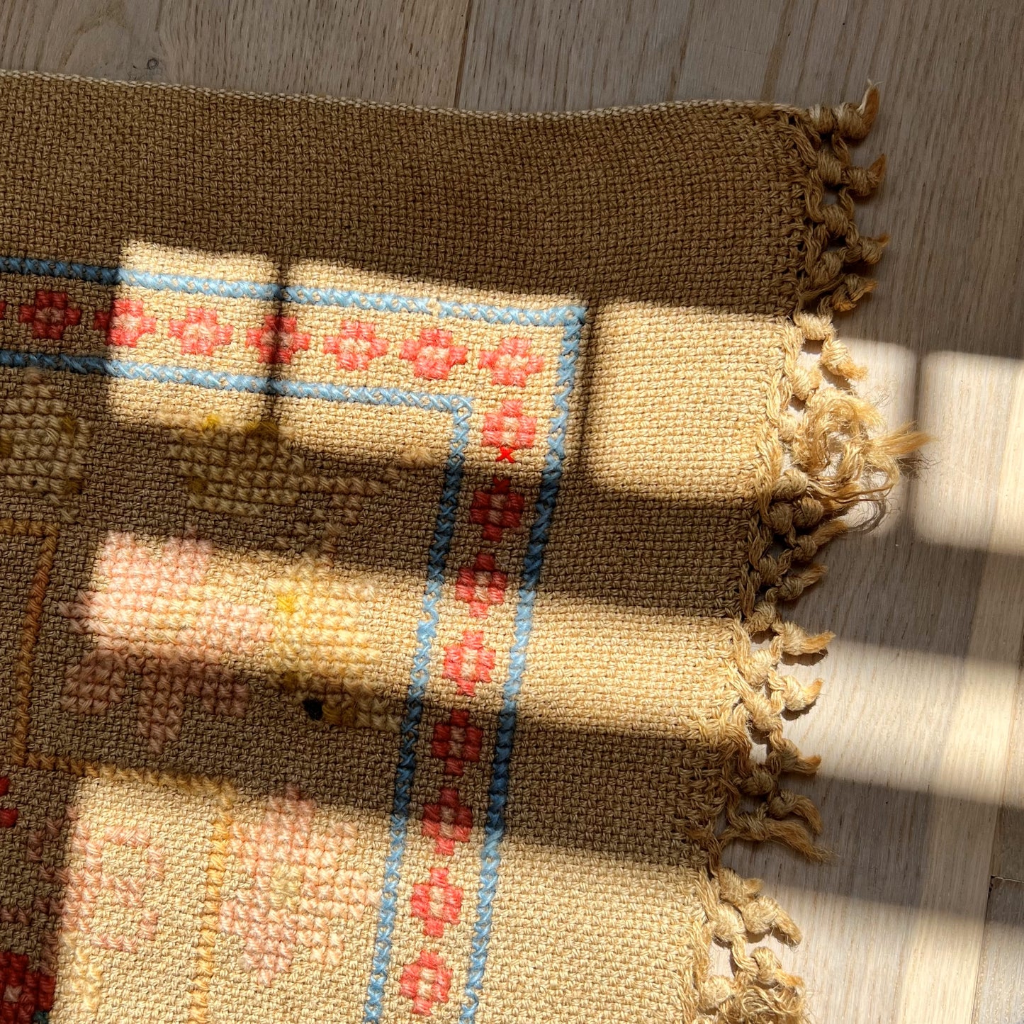 【Antique】France ‐ 1880s Cross-stitch Tapestry