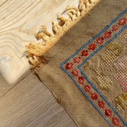 【Antique】France ‐ 1880s Cross-stitch Tapestry