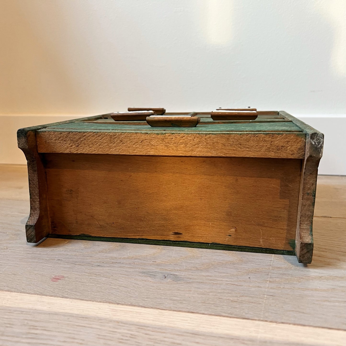 【Antique】Germany - 1900s Wooden Spice Cabinet