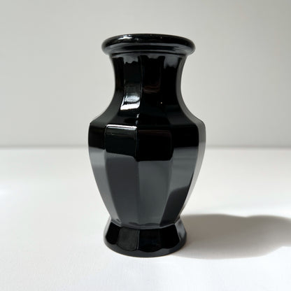 【Vintage】France ‐ 1970-80s Black Milk Glass Mini Vase