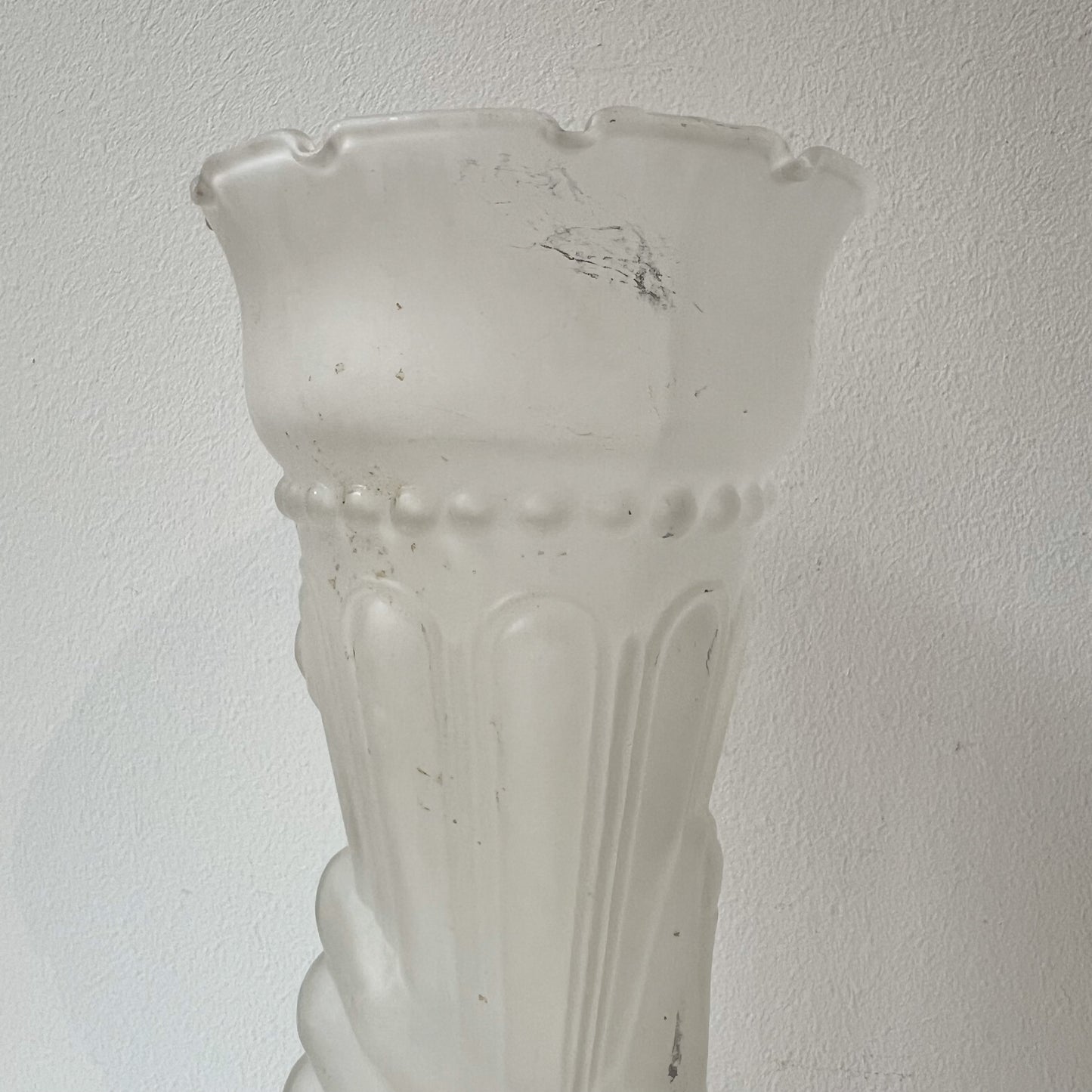 【Vintage】France - 1930s Legras Hand Vase 30.5cm