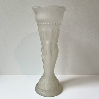 【Vintage】France - 1930s Legras Hand Vase 30.5cm