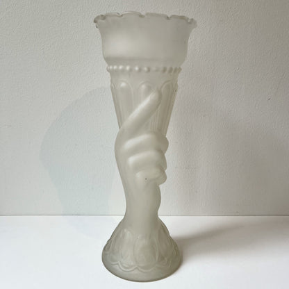 【Vintage】France - 1930s Legras Hand Vase 30.5cm