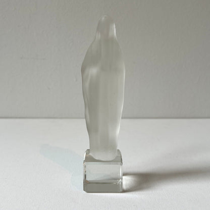 【Vintage】Czechoslovakia ‐ 1950s Glass Maria Statue