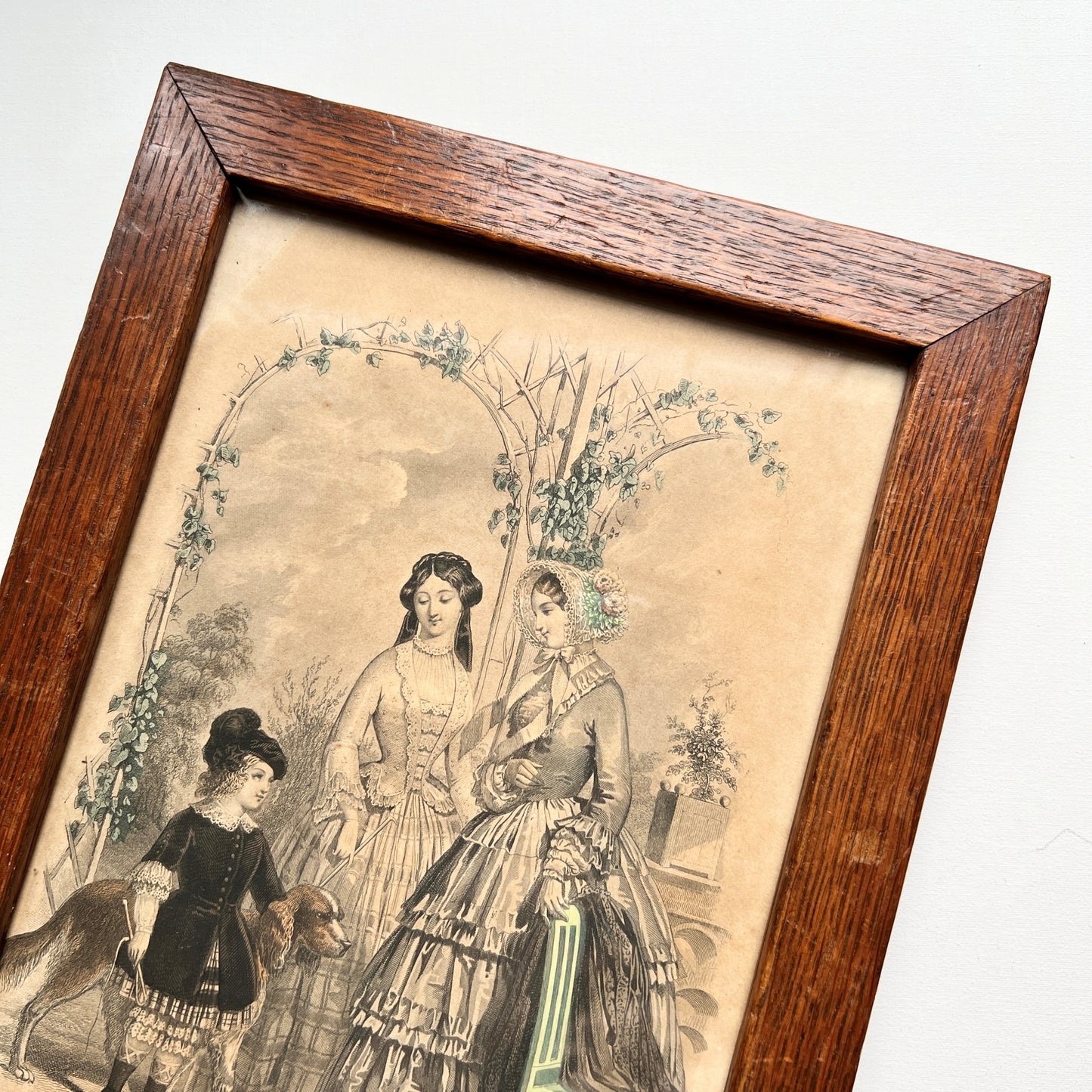 【Antique】France ‐ 1851s Fashion Print