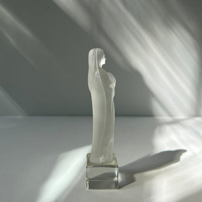 【Vintage】Czechoslovakia ‐ 1950s Glass Maria Statue