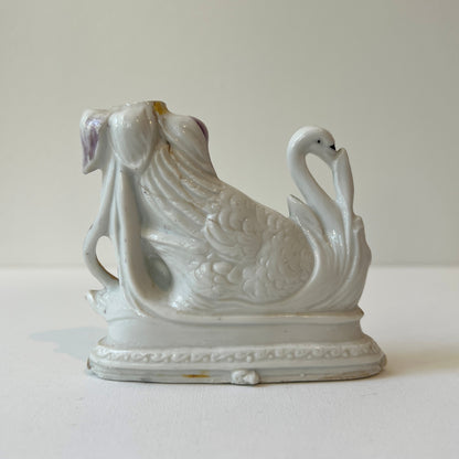 【Antique】Germany ‐ 1900-20s Swan Mini Vase