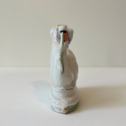 【Antique】Germany ‐ 1900-20s Swan Mini Vase