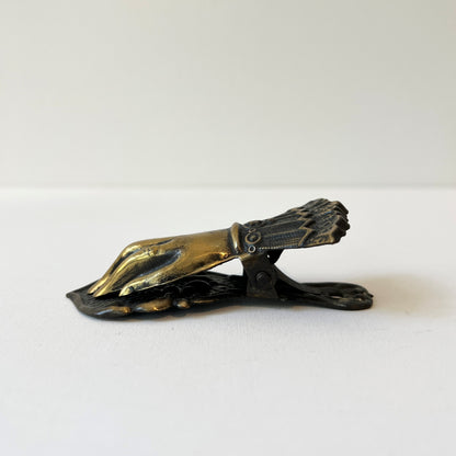 【Antique】UK - 1920s Mini Victorian Hand Clip