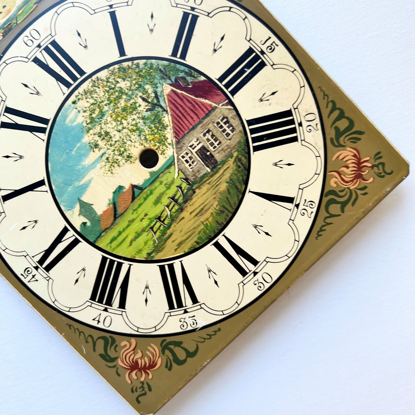 【Vintage】Netherlands - 1950s Moon Phase Clock Parts